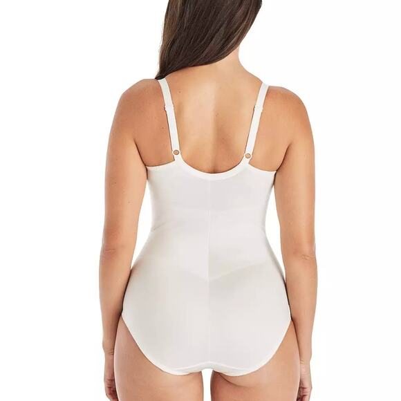 Maidenform Firm Control Shapewear Lace-Trim Body Shaper Bodysuit 38C - Picture 5 of 7